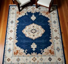 Handknotted Wool Area Rug